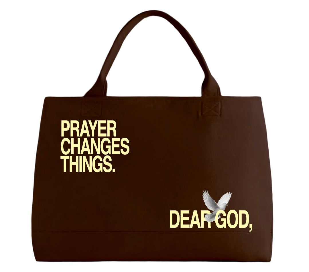 Dear God Tote + Pencil Bag