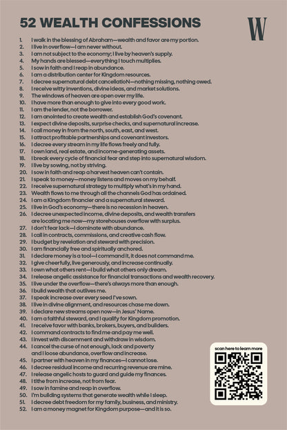 52 Confessions Bookmark