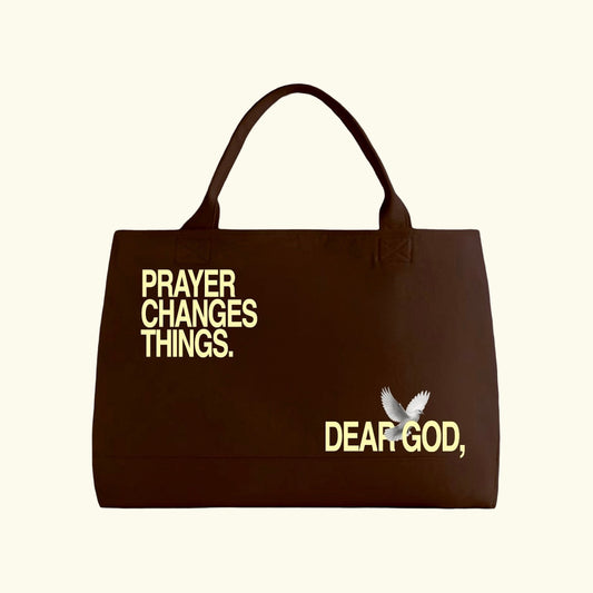Dear God Tote + Pencil Bag