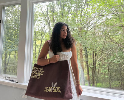 Dear God Tote + Pencil Bag