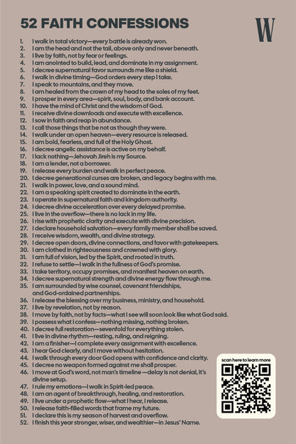 52 Confessions Bookmark