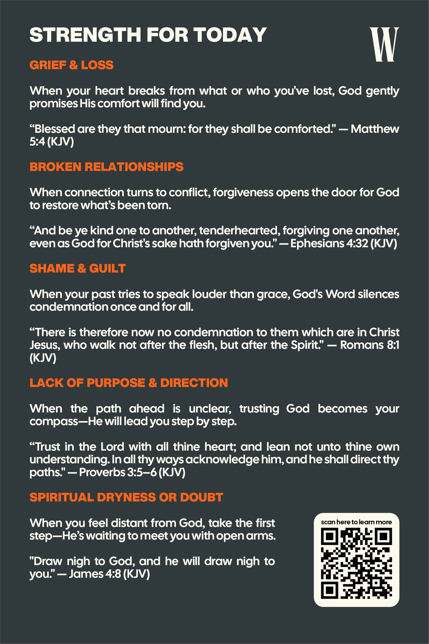 Strength For Today Bookmark