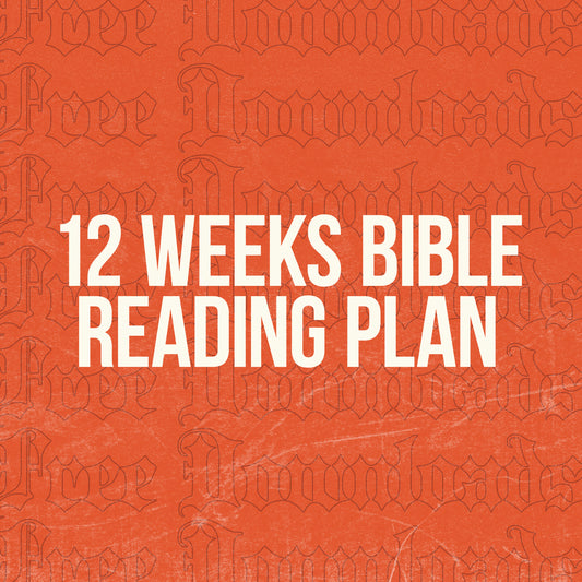 12 Weeks Bible Reading Plan