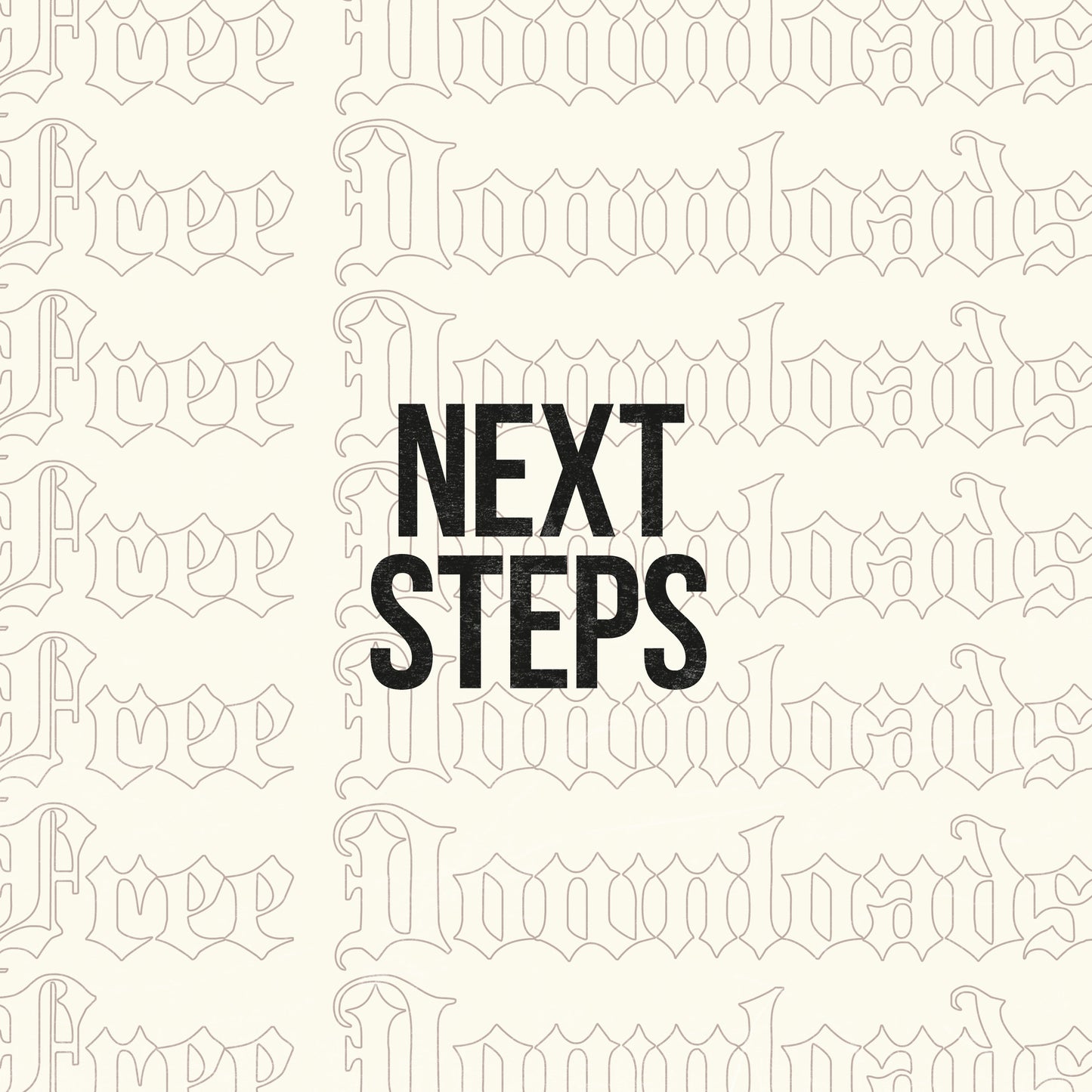 New Believers Next Steps